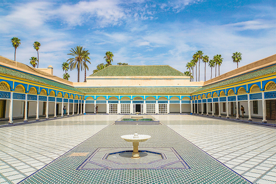 Bahia Palace in Marrakesh, Morocco