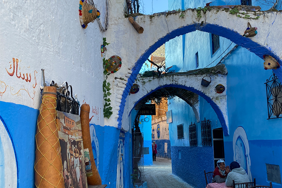 Lake in Menara Gardens in Marrakesh, Morocco