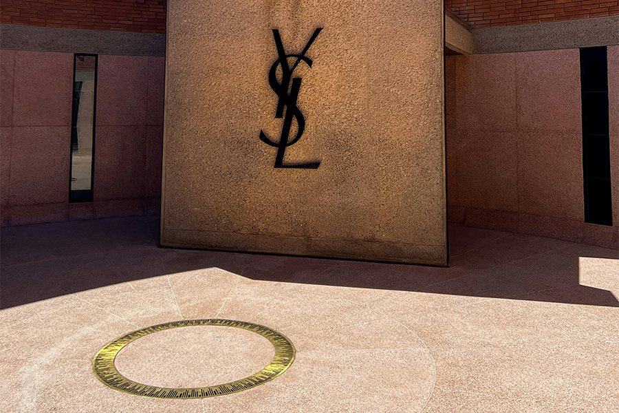 Majorelle Garden of Yves Saint Laurent in Marrakesh, Morocco